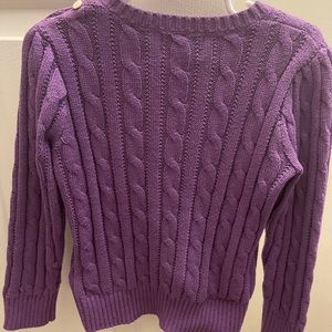Purple polo Ralph Lauren sweater